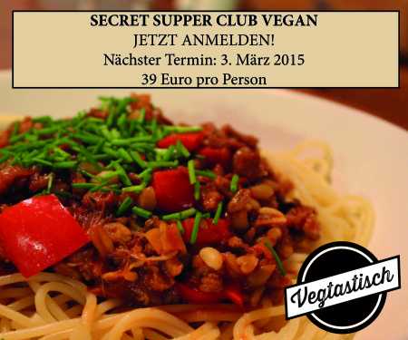 Vegan Supper Club März
