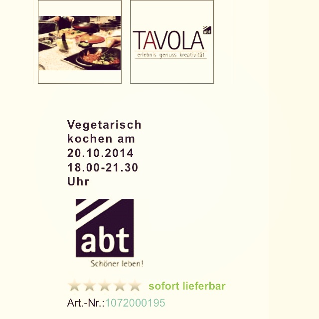 News: Kochkurse bei ABT TAVOLA in Ulm
