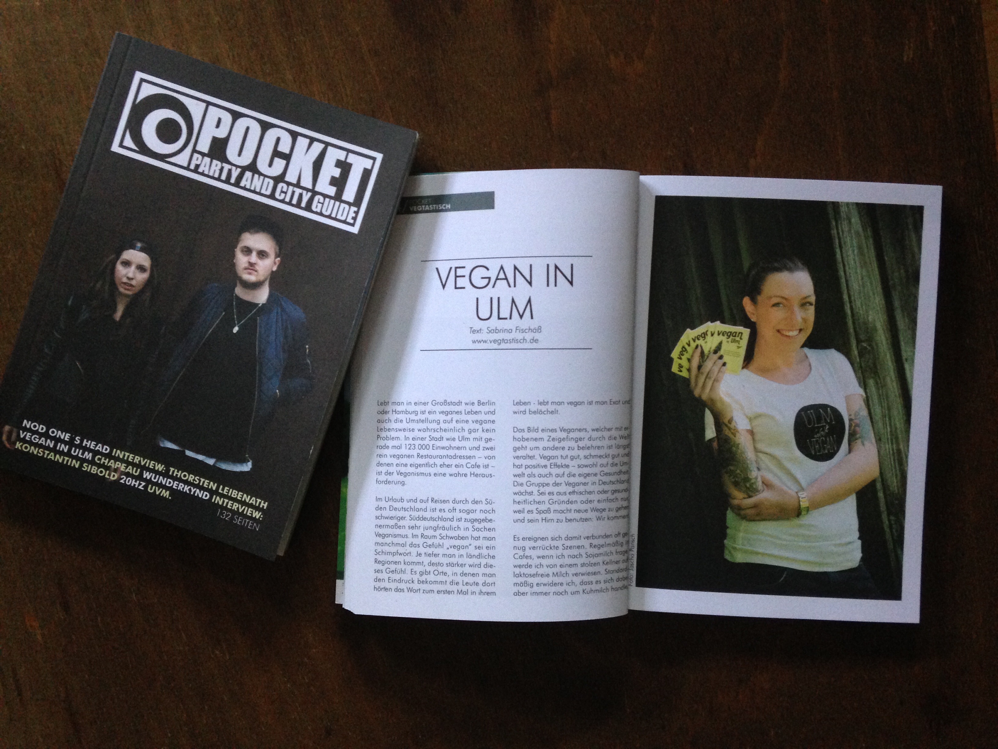 Kolumne im POCKET Magazin: “Vegan in Ulm”