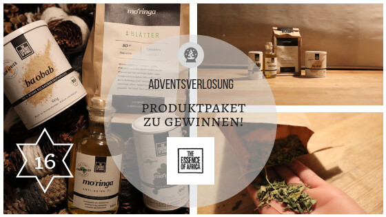 Adventskalender 16. Dezember 2018: Produktpaket von „The Essence of Africa“ zu gewinnen!