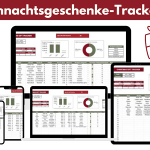 Finanzen im Blick: Hol dir deinen Weihnachtsgeschenke-Tracker und genieße stressfreie Feiertage! DOWNLOAD FOR