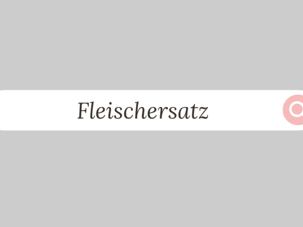 Wie man Fleisch nicht vermisst