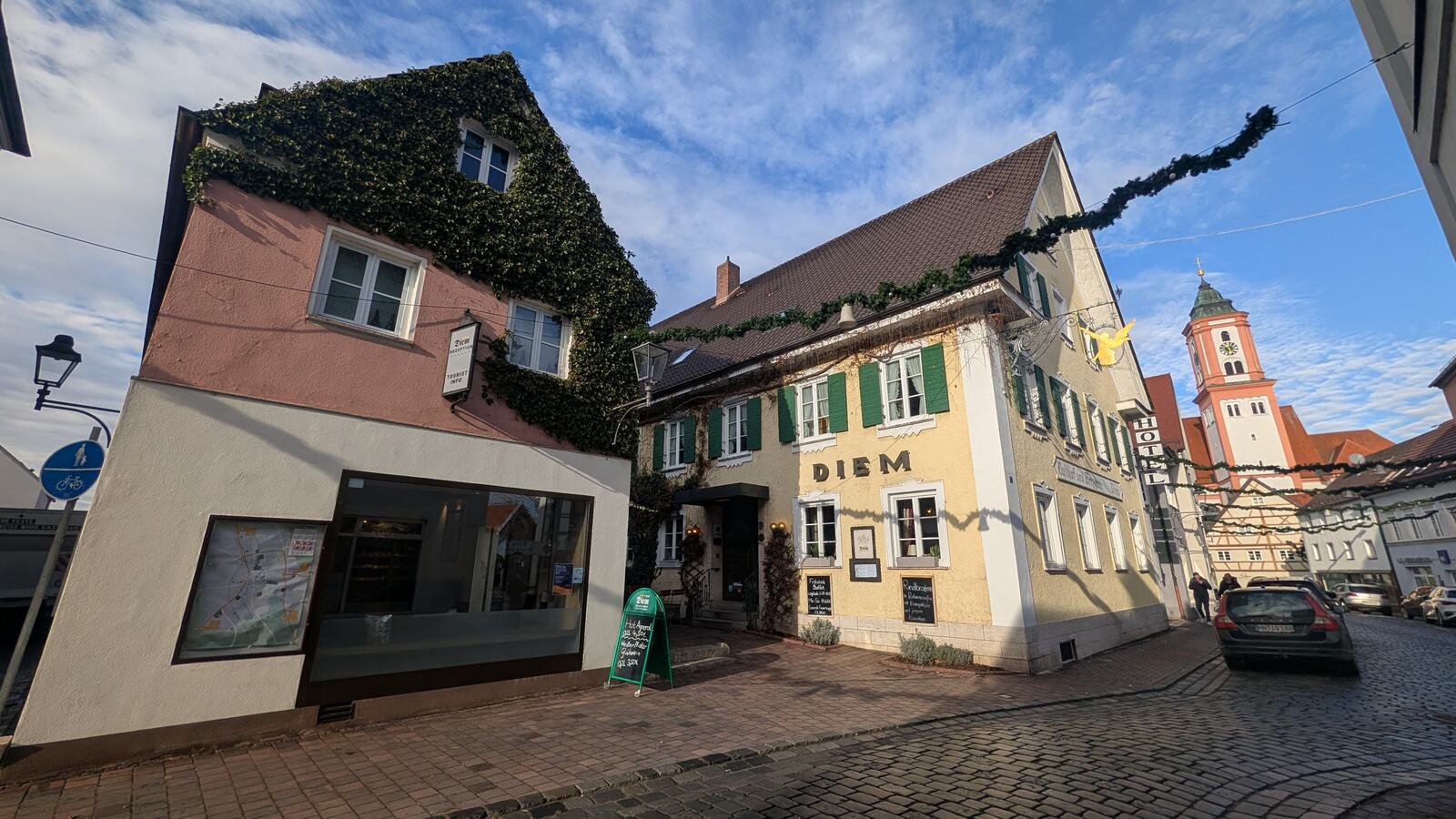 Strasse in der Altstadt von Krumbach