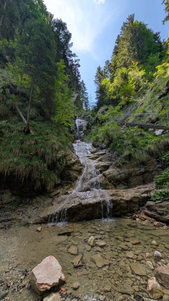 Bachlauf am Wasserfallweg Nesselwang