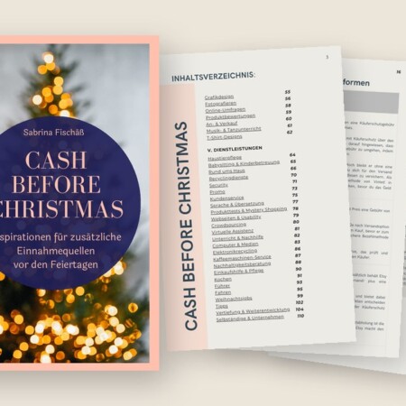 Cash before Christmas: Das eBook mit über 50 Ideen für Extra-Geld vor Weihnachten